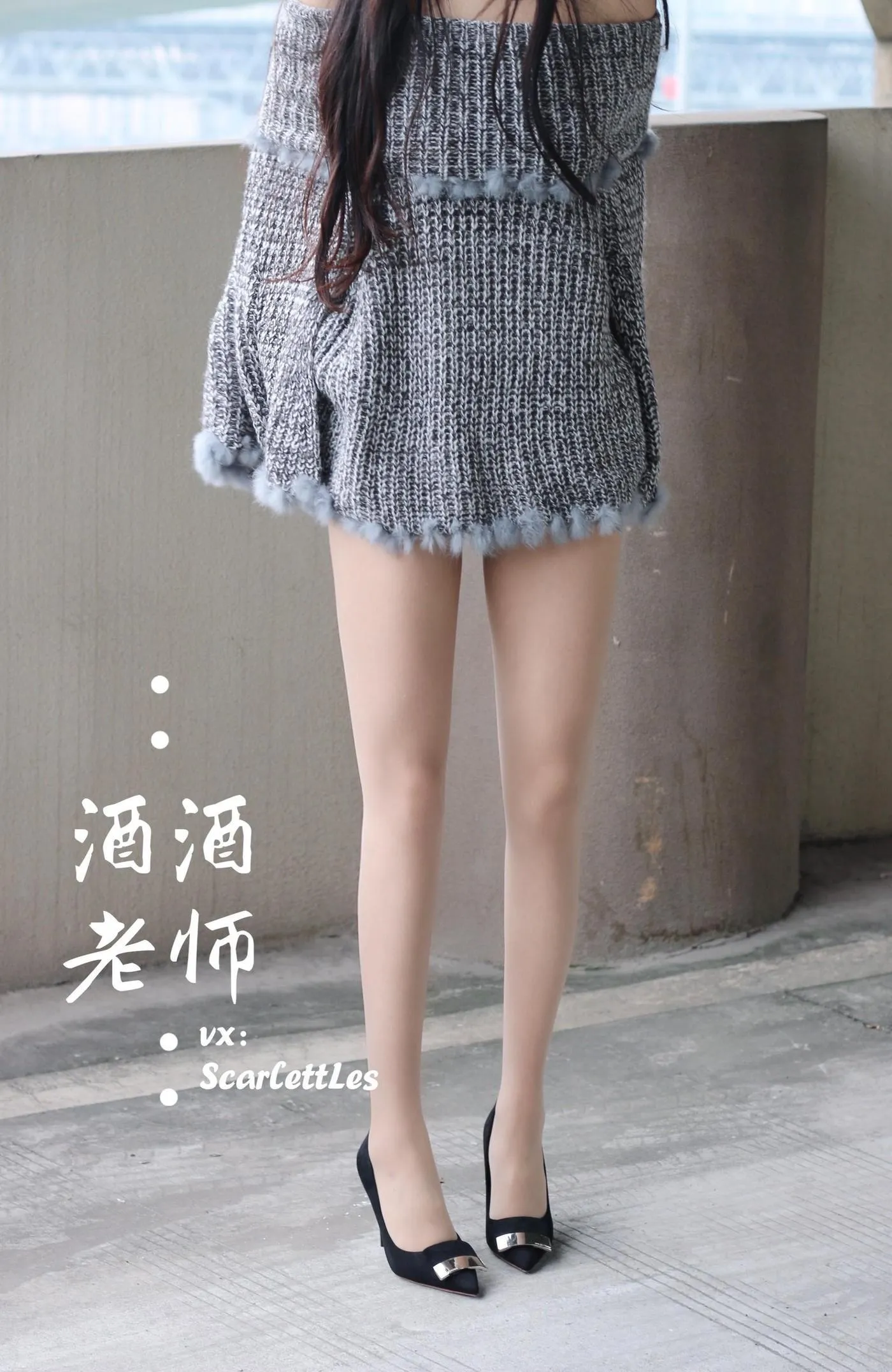 NO.033 酒酒老师 33《停车场里的超短裙》 [55P]插图9